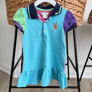 Ralph Lauren Multicolor Polo Dress for Kids